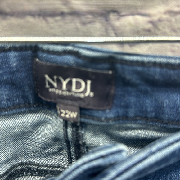 NYDJ Blue Denim Jeans Plus Size 22W - Picture 2 of 3